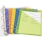 Avery Small Binder Pockets, 7-Hole Punched, Assorted, 5 1/2 x 9 1/4, PK5 75307 - alternate 10